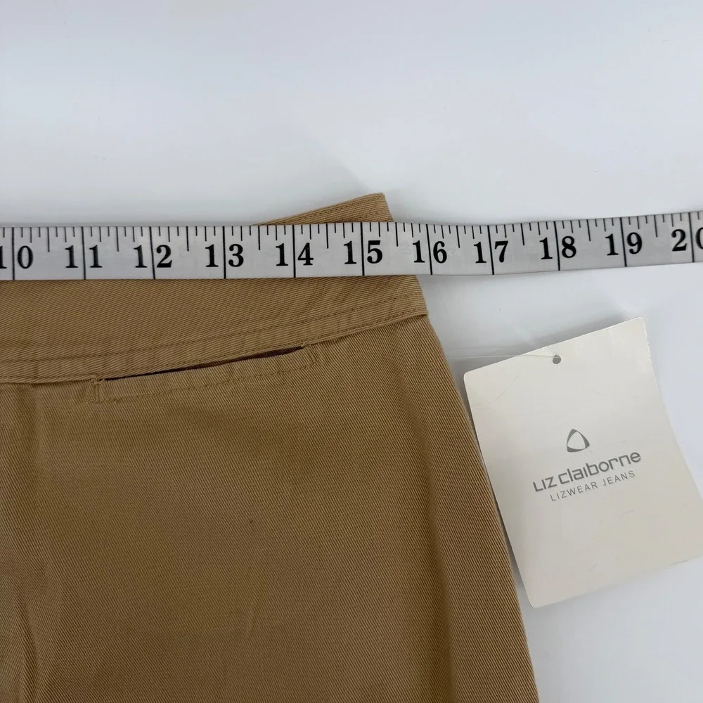 Liz Claiborne Lizwear Jeans Military Appeal Maxi Skirt Tan‎ Women's Size 10